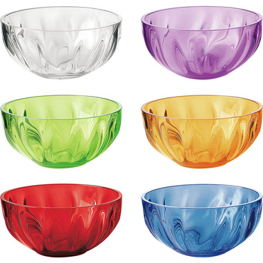Fratelli Guzzini Set 6 ciotoline 12 cm "Aqua"