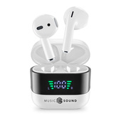 Music Sound BTMSTWSSPARKW auricolare True Wireless Stereo (TWS) In-ear Musica e Chiamate Bluetooth Bianco