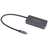 Mediacom MD-S405 lettore di schede USB 3.2 Gen 1 (3.1 Gen 1) Type-C Alluminio
