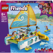 LEGO Friends 42664 Avventura sul Catamarano, Set con Barca Giocattolo, 4 Mini Bamboline e 2 Delfino, Idea Regalo 8+ Anni