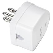 Hama Adattatore telefonico spina tripolare / presa tripolare - presa jack 6p 4c
