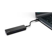 IOPLEE HAG-HC34F hub di interfaccia USB 3.2 Gen 1 (3.1 Gen 1) Type-C 5000 Mbit/s Nero