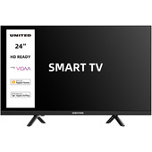 United UNLED24M10VDA SMART TV 24" HD, Sistema operativo VIDAA, Triplo tuner DVBT2/C/S2 HEVC MAIN10, Dolby Audio, Parental Control