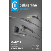Cellularline MANTIS Auricolari stereo a capsula con microfono e tasto di risposta