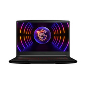 MSI Gaming GF63 12UDX-052IT Thin Intel® Core™ i7 i7-12650H Computer portatile 39,6 cm (15.6") Full HD 8 GB DDR4-SDRAM 512 GB SSD NVIDIA GeForce RTX 3050 Wi-Fi 6 (802.11ax) Windows 11 Home Nero