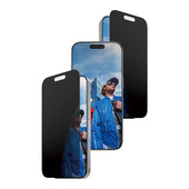 PanzerGlass Privacy Vetro Temperato con Bordo Nero iPhone 17 | iPhone 16 Pro | Ultra-Wide Fit con FASTFIT IN-A-BOX