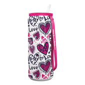 The Steel Bottle Tin Love 450 ml Acciaio inox Multicolore