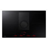 Samsung Piano a induzione con cappa integrata filtrante Infinite Line™ 80cm NZ84T9747VK