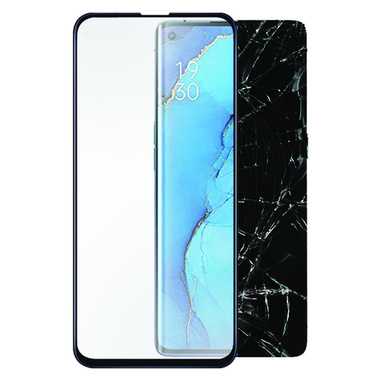Area Ultra tempered Glass per Oppo Reno 3 Pro con copertura totale tono su tono