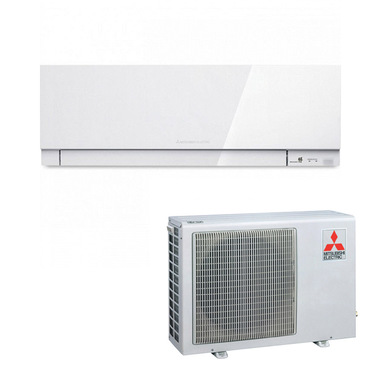Mitsubishi Electric Monosplit 12000BTu MSZ-EF35VGKW + MUZ-EF35VG condizionatore fisso