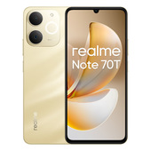 realme Note 70T 17,1 cm (6.74") Doppia SIM Android 15 4G USB tipo-C 4 GB 256 GB 6000 mAh Oro