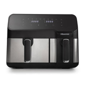 Hisense HAF2900D friggitrice Doppia 8,6 L Indipendente 1700 W Friggitrice ad aria calda Nero