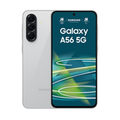 Samsung Galaxy A56 5G, Smartphone con Funzioni intelligenti, Display Super AMOLED 6.7”, 8GB RAM, 128GB, Camera 50MP, Batteria 5.000 mAh, IP67, Awesome Lightgray
