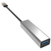 IOPLEE IOPEXTHUB363G hub di interfaccia USB 3.2 Gen 1 (3.1 Gen 1) Type-A 5 Mbit/s Grigio, Metallico