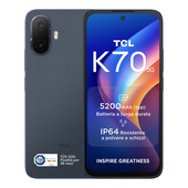 TCL K70 5G 17,3 cm (6.8") Doppia SIM Android 16.0 USB tipo-C 4 GB 128 GB 5200 mAh Blu