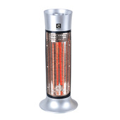 Electroline CHE980 stufetta elettrica Interno Nero, Argento 900 W Riscaldatore ambiente elettrico a infrarossi