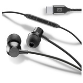 Cellularline SPARROW Auricolari in-ear con finiture metalliche, remote control e connettore USB-C