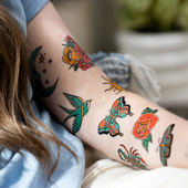 Cricut Fogli stampabili per tatuaggi temporanei ™ - formato A4 (3 pz.), Transparent