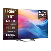 Haier H75S80FUX QLED 190,5 cm (75") 4K Ultra HD Smart TV Wi-Fi Nero