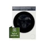 Haier X Series 9, Lavatrice Carica Frontale 10 KG, 30% più efficente della classe A, 1400 giri, Bianco, Direct Motion, Vapore, Wi-Fi, Smart AI, Scruscotto Anti-impronta, Ultrafresch Air, HW100-B14387U-IT