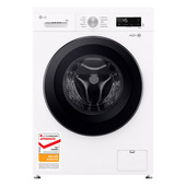 LG F4NX1008NWK Lavatrice smart 8kg, Classe A, 1400 giri, 6 Motion, Allergy Care, Bianca