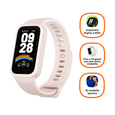 Xiaomi Smart Band 9 Active TFT Braccialetto per rilevamento di attività 3,73 cm (1.47") Rosa