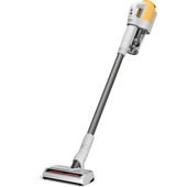 Miele Duoflex HX1 Aspirapolvere a bastone 2 in 1 Batteria Secco Filtro igienico Senza sacchetto Bianco, Giallo 2,5 Ah