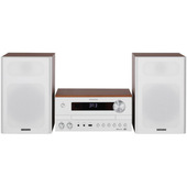 Kenwood M-820DAB Microsistema audio per la casa 50 W Bianco, Legno