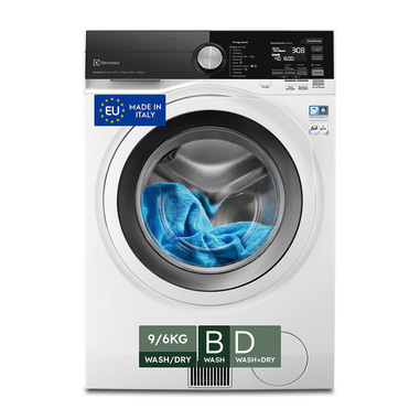 Electrolux EW9W296Y lavasciuga Libera installazione Caricamento frontale Bianco D