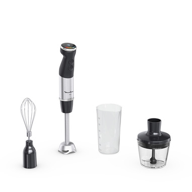 Moulinex DD6738 Quickchef+, Frullatore a immersione, Tecnologia con lame Powelix per una miscelazione rapida