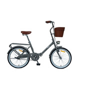 TEKLIO TLM26GRIGIA bicicletta Bicicletta da città Acciaio Grigio