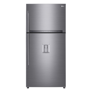 LG GTF916PZPED Frigorifero doppia porta maxi, Classe E, 592L, Wi-Fi, Dispenser acqua, Inox