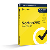 NortonLifeLock Norton 360 Premium 2024 | Antivirus per 10 dispositivi | Licenza di 1 anno | Secure VPN e Password Manager | PC, Mac, tablet e smartphone