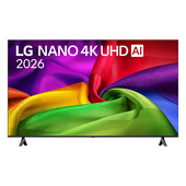 LG NANO 4K UHD AI 65'' Serie NU80 65NU800B6LA, 4K, AI Chatbot, AI Concierge, Nano Detail Enhancer, 3 HDMI, SMART TV 2026