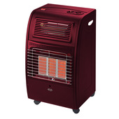 Argoclima SOL RED TURBO stufa Libera installazione Elettrico, GPL Rosso