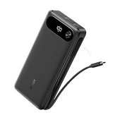 Anker Power Bank, Caricabatterie Portatile da 20.000 mAh, con Cavo USB C Integrato, Batteria a Ricarica Rapida 87 W, 2 USB-C e 1 USB-A, per MacBook, iPhone 17/16 serie, Samsung, Switch, e Altro Ancora