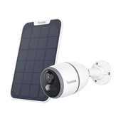 Reolink 4G LTE 4MP Telecamera a Batteria da Esterno, Impermeabile, Rilevamento di Persone/Veicoli/Animali , Visione Notturna Go Series G330 con Pannello Solare