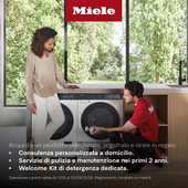 Miele WTW870 WPM lavasciuga Libera installazione Caricamento frontale Bianco