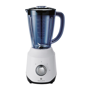 Electroline EDB2033W frullatore 1,5 L Frullatore da tavolo 400 W Nero, Bianco
