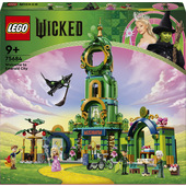 LEGO Wicked 75684 Benvenuti nella Città di Smeraldo, Gioco da Collezione per Bambini 9+ con Torre Giocattolo e 5 Personaggi