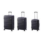 AD Trend 102704 bagaglio Set di valigie Guscio rigido Nero 32 L