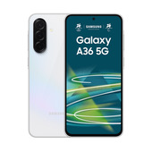 Samsung Galaxy A36 5G, Smartphone con Funzioni intelligenti, Display Super AMOLED 6.7”, 8GB RAM, 256GB, Camera 50MP, Batteria 5.000 mAh, IP67, Awesome White