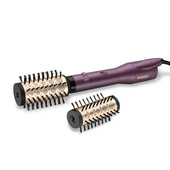 BaByliss Big Hair Dual Spazzola ad aria calda Caldo Nero, Rose Gold, Viola 650 W 2,5 m