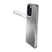 Cellularline Fine - iPhone 16 Pro Cover in gomma morbida ultra sottile e trasparente
