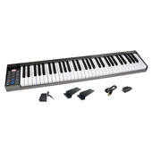 Bontempi FK 610 tastiera MIDI 61 chiavi USB/Bluetooth Nero, Bianco