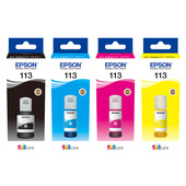 Epson 113 EcoTank Pigment Cyan ink bottle