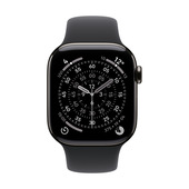 Apple Cinturino Sport nero (42 mm) - M/L