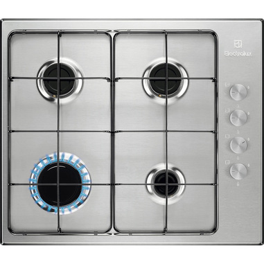 Electrolux EGS6404SX Piano cottura a gas Serie 300 Slim side control 60cm
