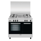 Glem Gas AR964VI cucina Elettrico/Gas Acciaio inox