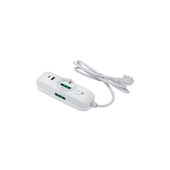 FANTON 474124 prolunghe e multiple 1,5 m 1 presa(e) AC Bianco